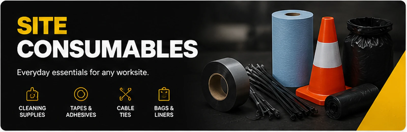 Site Consumables banner