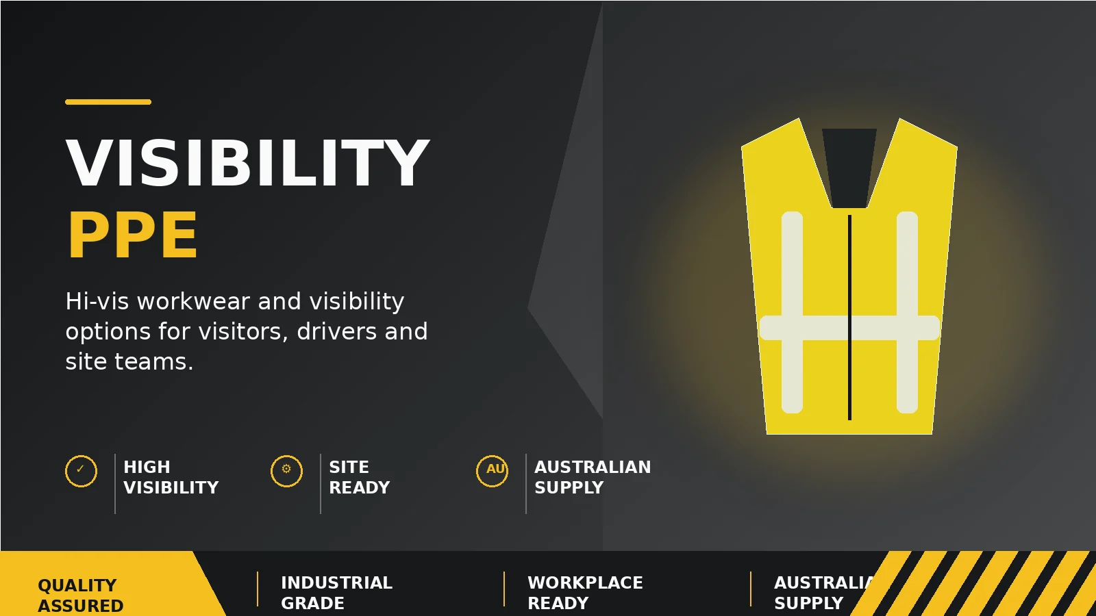 Visibility PPE banner