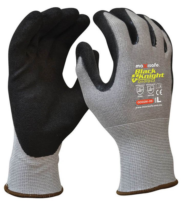 Black Knight Dri-Grip Cut B Glove cut resistant glove