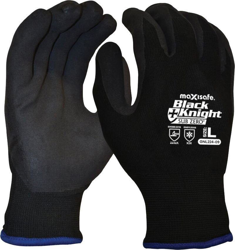 Black Knight Gripmaster Sub Zero Thermal Glove synthetic coated glove