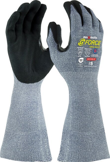 G-Force Extra Long Cut D Glove cut resistant glove