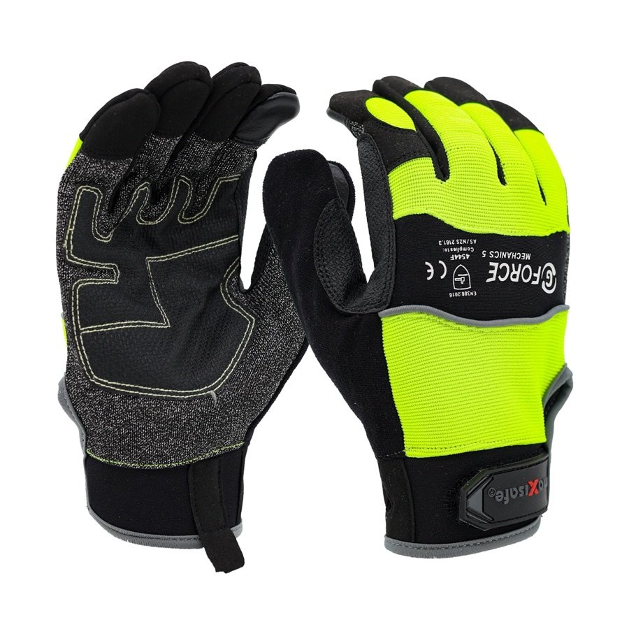 Cut Level F Reinforced Mechanics Glove