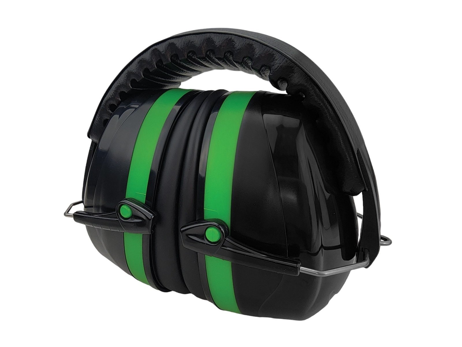 Folding earmuff Class 5 green