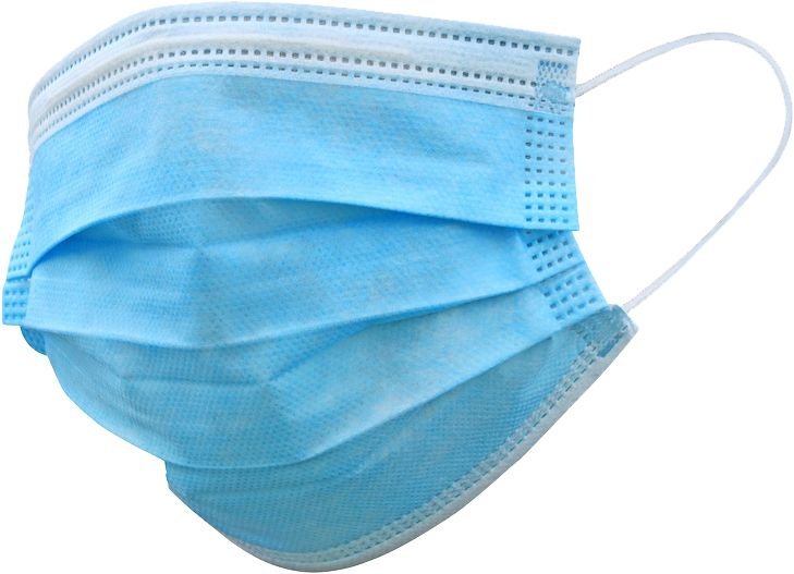 Disposable Type 1 face mask with earloops