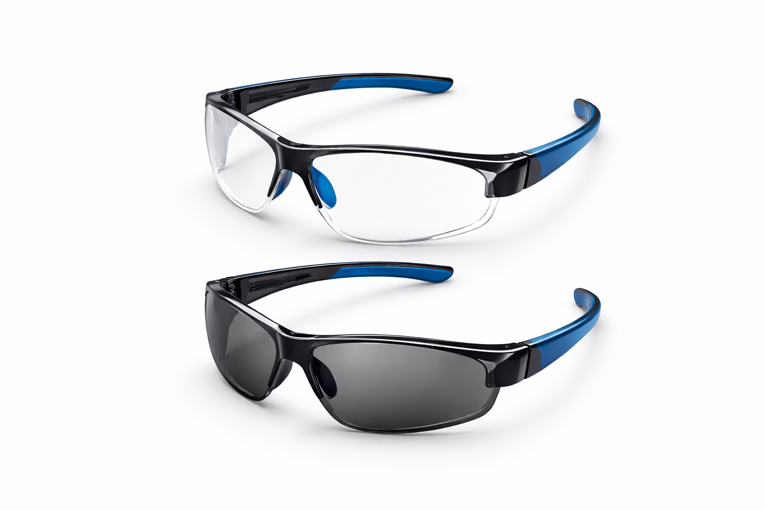 Clear safety glasses