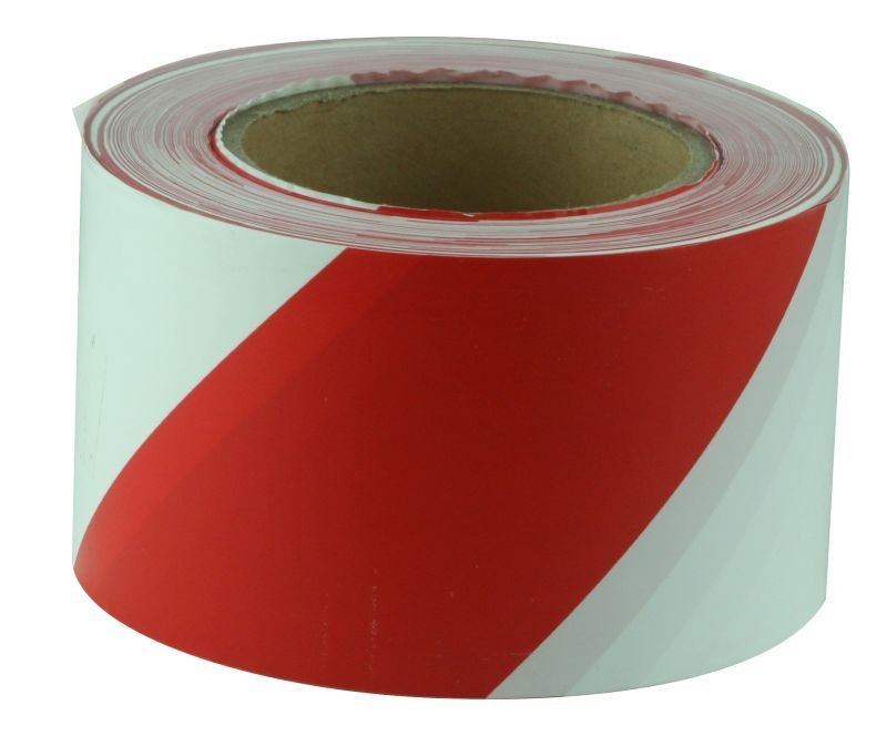 Barricade Barrier Tape Red White product image