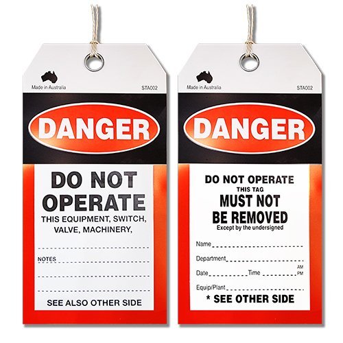 Safety Tags range